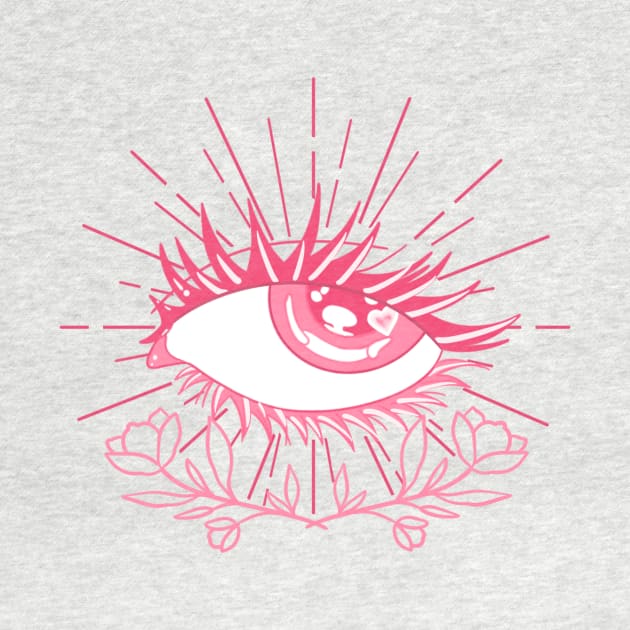 Pink Sparkle Eye by Fae and Fawn